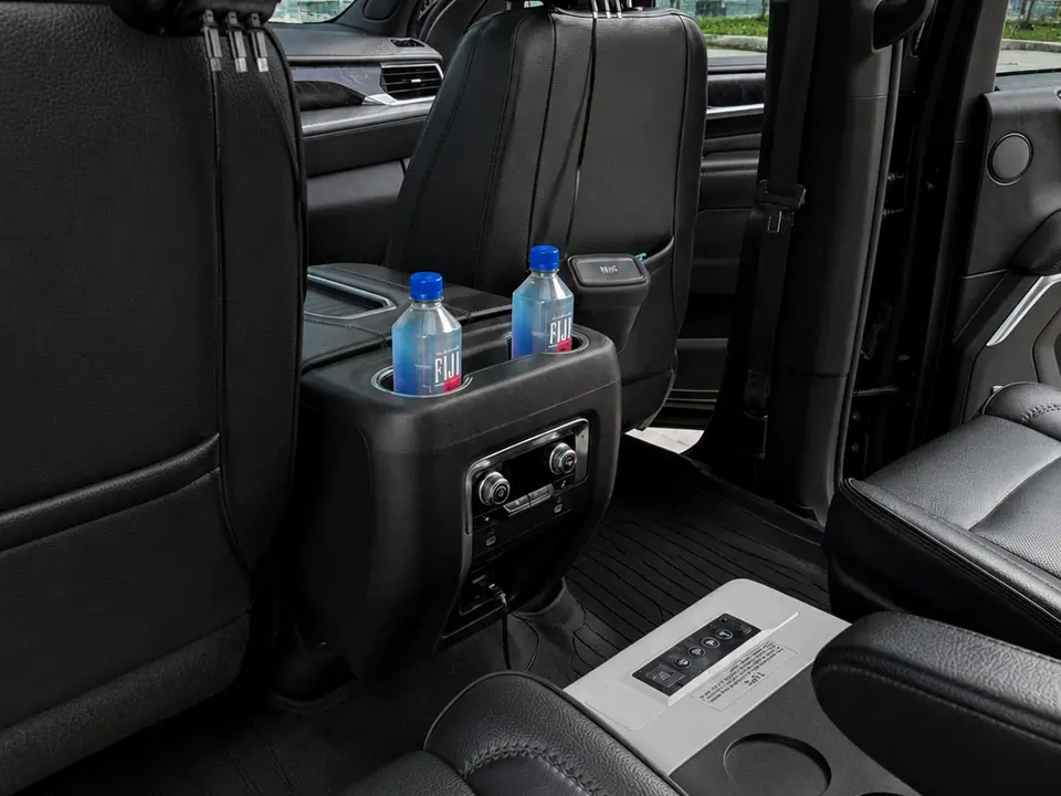 Passenger cabin with leather seating
